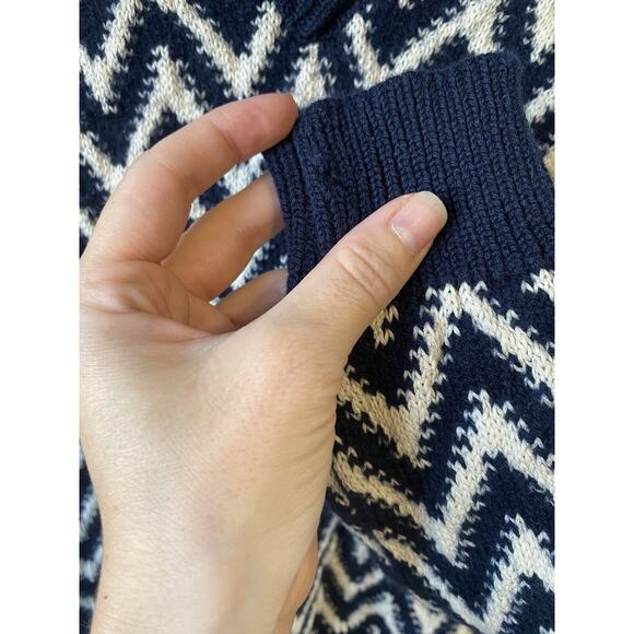 Adam Lippes Sweater Womens Size Medium Wool Cotton Knit Pullover Preppy Designer - Picture 9 of 11